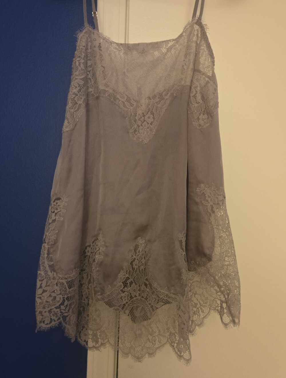 Victoria's Secret Lavender Slip With Lace
